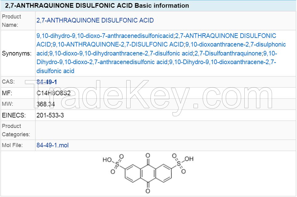 Anthraquinone- 2, 7 -disulfonic acid 84-49-1