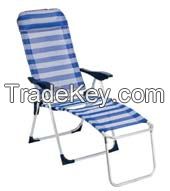 aluminum lounger metal chair for outdoor camping garden beach folding comfortable