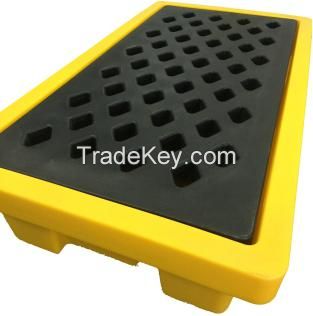 Plastic Transportion Pallet, Rotational Aluminium Moulded Spill Pallet