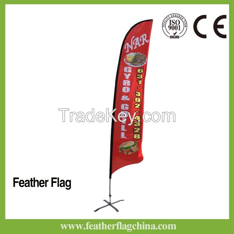 Feather Flags, Advertising Banner printing, Blade Wind Flag banner beach flag teardrop flag