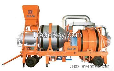 Supply 8t/h double drum batch type asphalt concrete mixiermachine