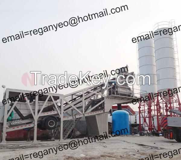 Integral Mobile Concrete Batching Plant