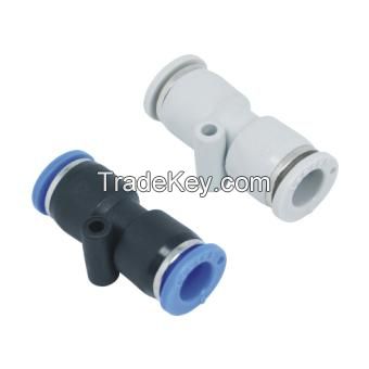 plastic union straight pneumatic connector