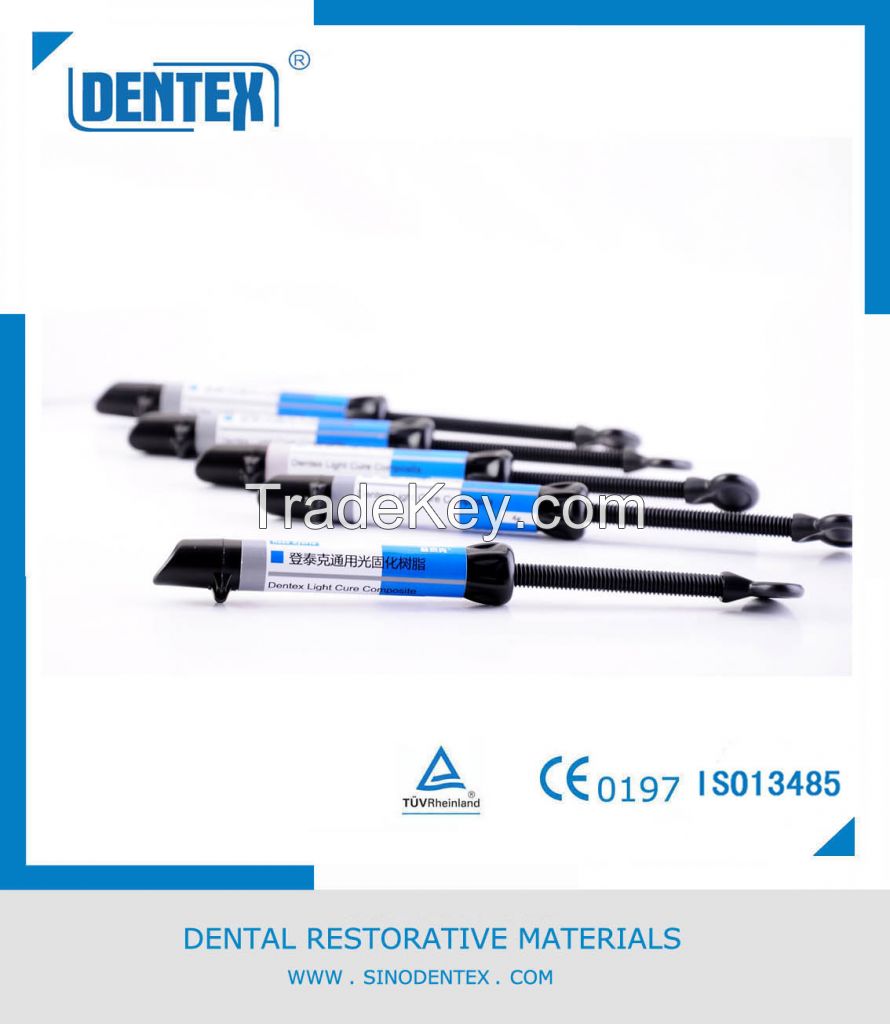 Dental A2 Dentex Light Cure Microhybrid Composite Temporary Filling Material