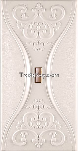 3D PU Leather Wall Panel 1081-19 for Modern Interior Decoration