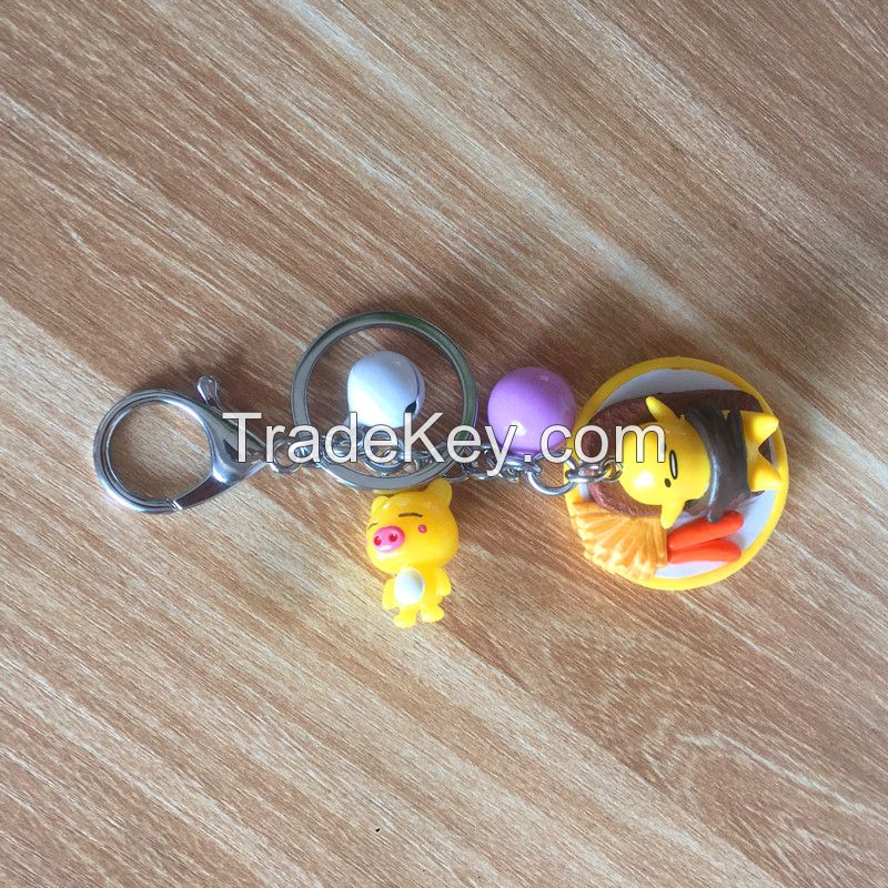 animation figures key chain