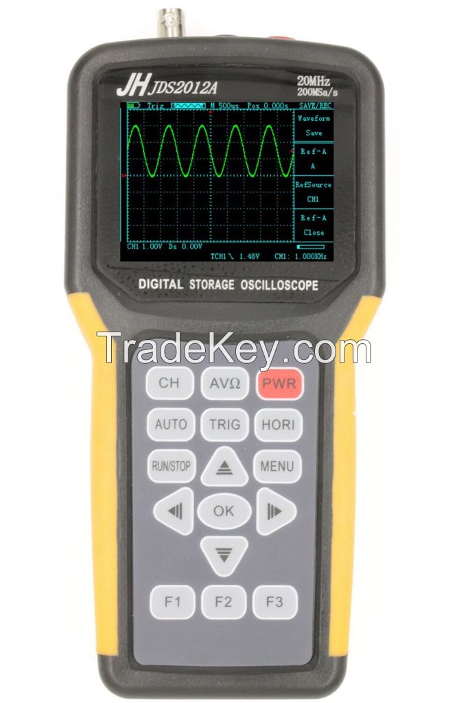 Jinhan JDS2012A handheld digital storage oscilloscope, 20MHz, single Channel