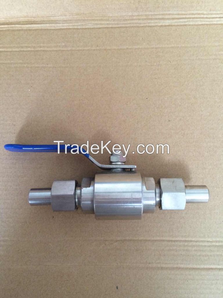 stainless steel instrument ball valve