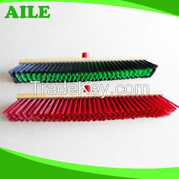 Yiwu High Quality Cleaning Floor Broom With Long Wooden Handle