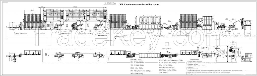 selling production line of  aluminum aerosol cans