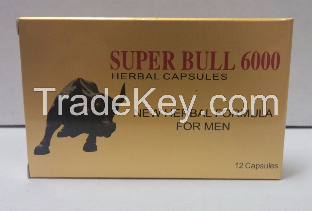 Super Bull 6000 Herbal Sexual Enhancement Pill