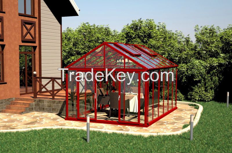 DIY  greenhouses conservatory sun rooms winter houses for garden lovers