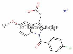 sodium 1-(4-chlorobenzoyl)-5-methoxy-2-methyl-1H-indole-3-acetate(7681-54-1)