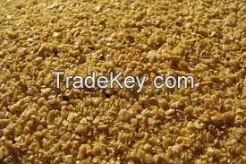 High protein soybean meal for animal feed