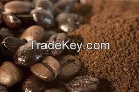 Premium ground coffee robusta and arabica