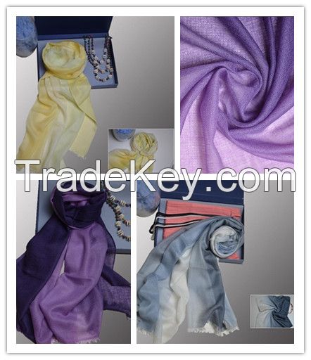 Pure cashmere plain kintted hight quality shawl scarf