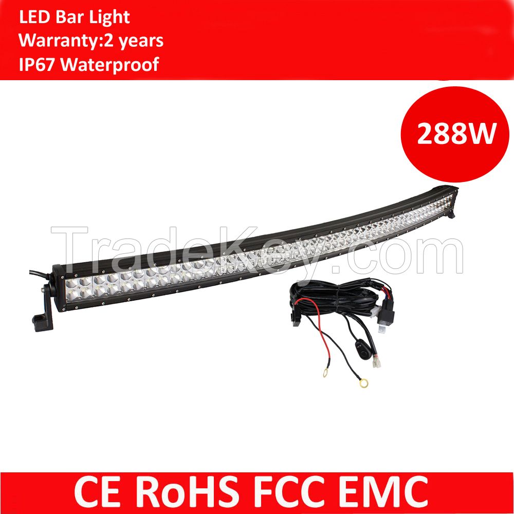 IP67 Waterproof 50" LED Bar Light, car led head lights