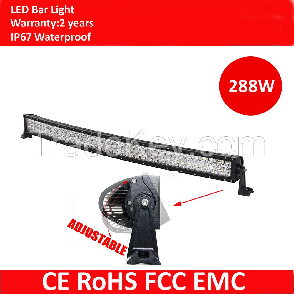 288w off road led light bar, led 24v truck, car roof led lights