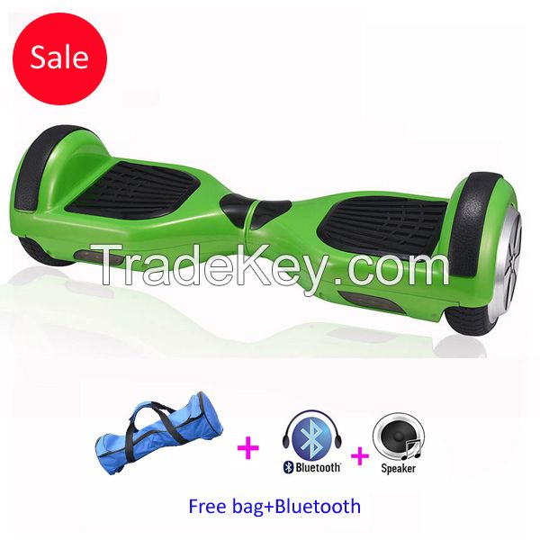 Green 2 wheels hoverboard bluetooth 4400mAh, 2 wheels hoverboard