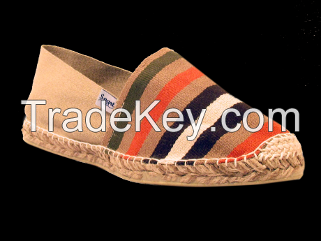 SPART Bicoloured Striped Espadrilles Shoes for Men