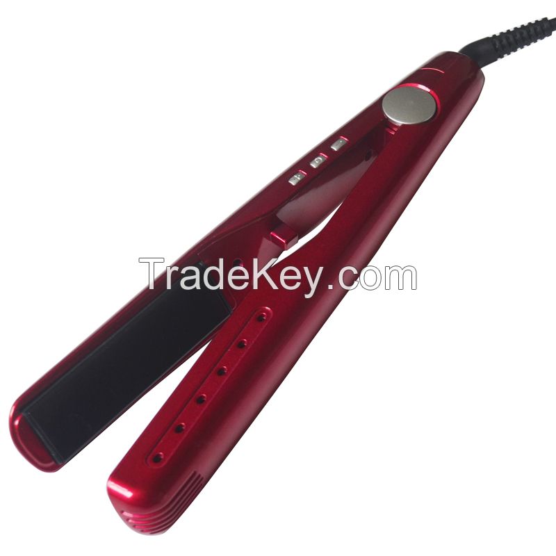 Professional Hair Straightener with lONIC + Infrared Hair Straightener Straightening iron ceramic iron Hair +lcd