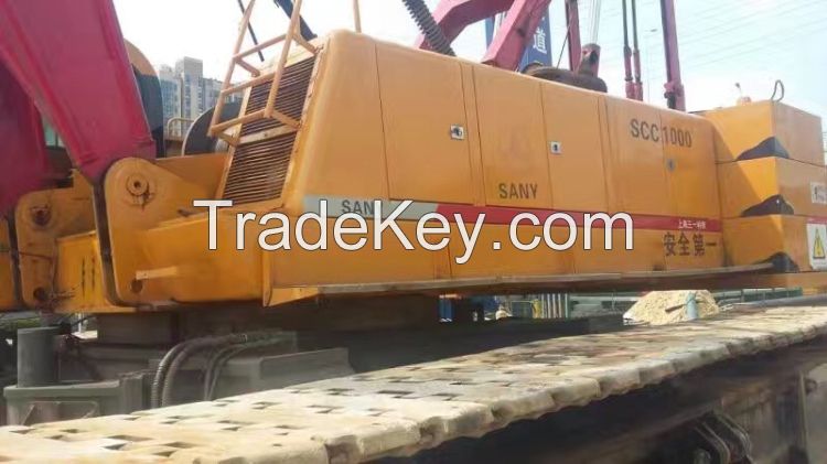 Sell CHEAP PRICE Used SANY Crawler Crane SCC1000