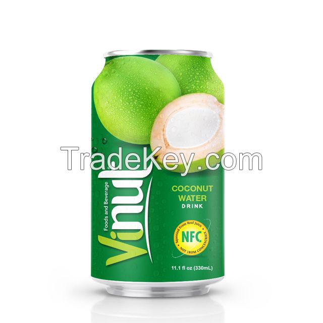 330ml Canned Coconut water juice drink