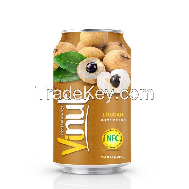 330ml Canned Longan juice drink