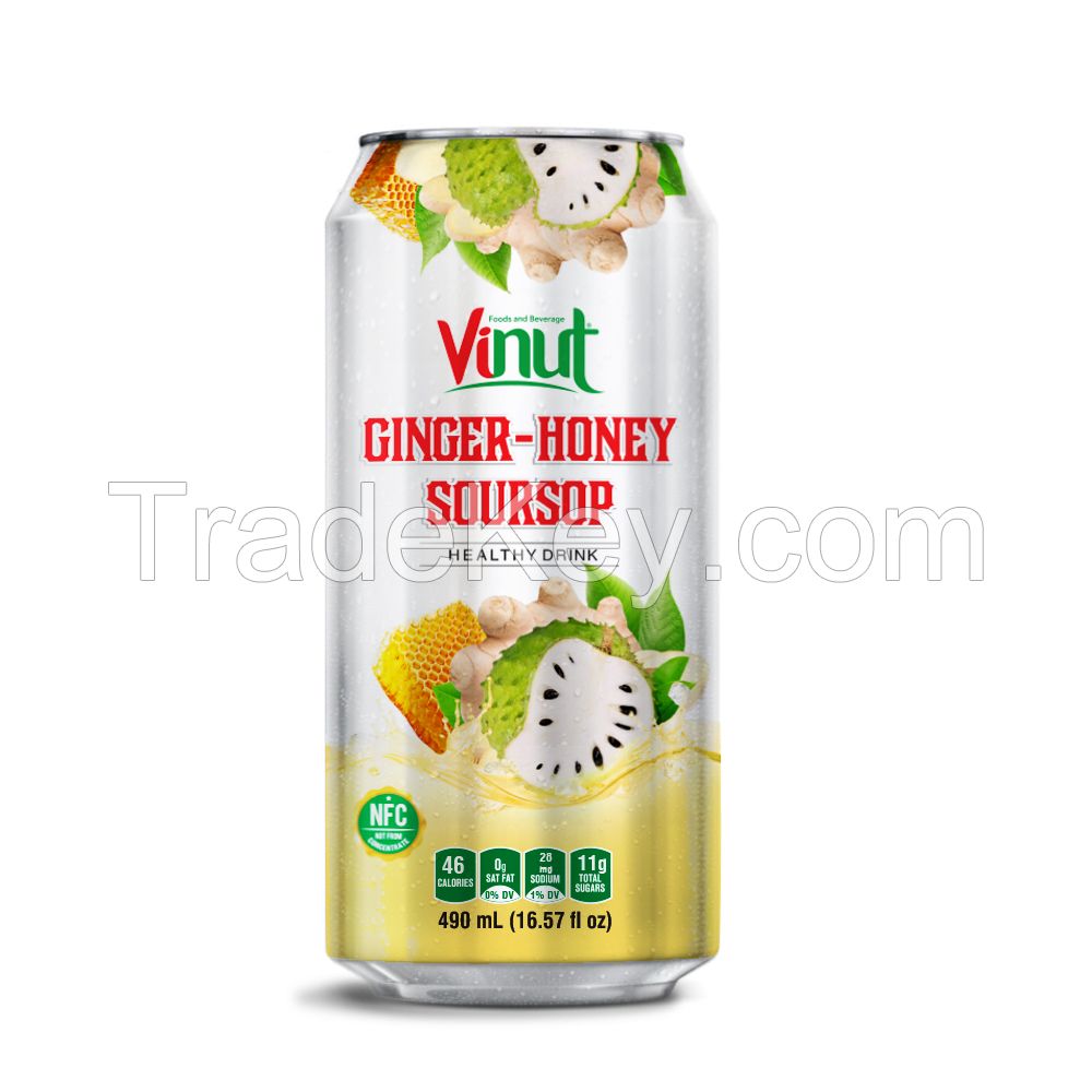 16.57 fl oz VINUT Ginger juice with Honey Soursop