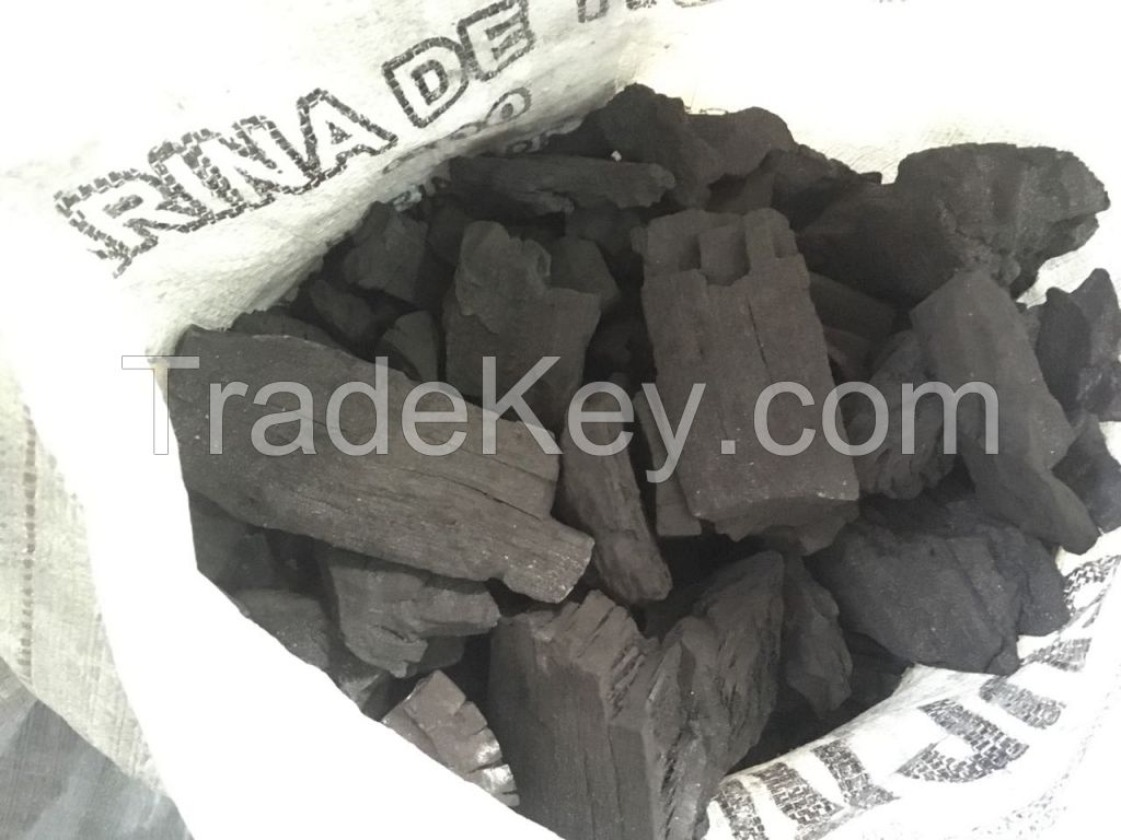 HIGH grade charcoal from hardwood Quebracho blanco