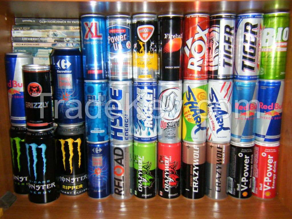 Energy Drinks Soft Drinks 250ml Cans For Sale