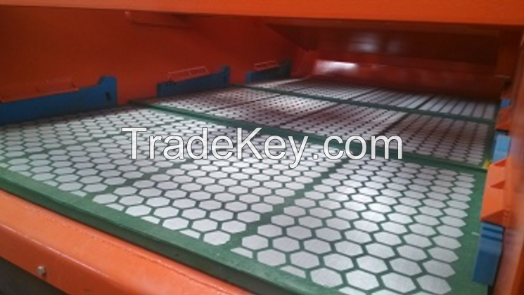 Steel frame shale shaker screens for drilling fluid equipments