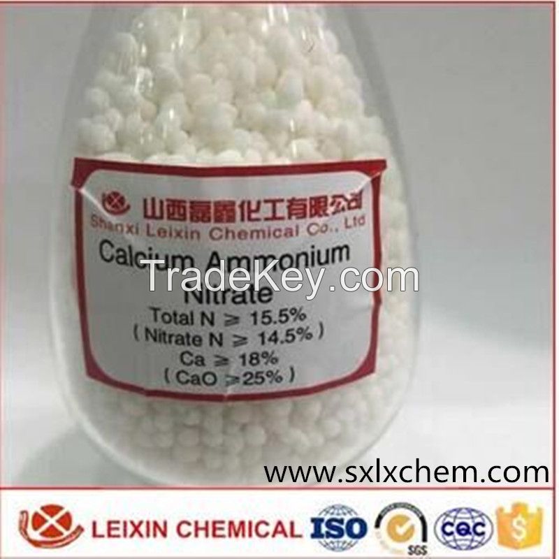 Complete Water Soluble 15.5%min Calcium Ammonium Nitrate Granular Fertilizer