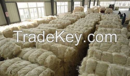 Natural And Raw Sisal Fiber