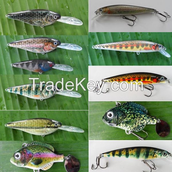 LED active section fishing lure