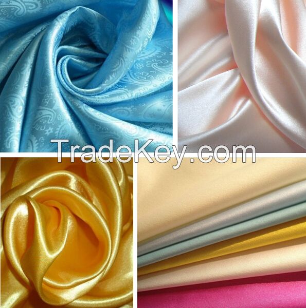 100% Polyester Satin Fabrics