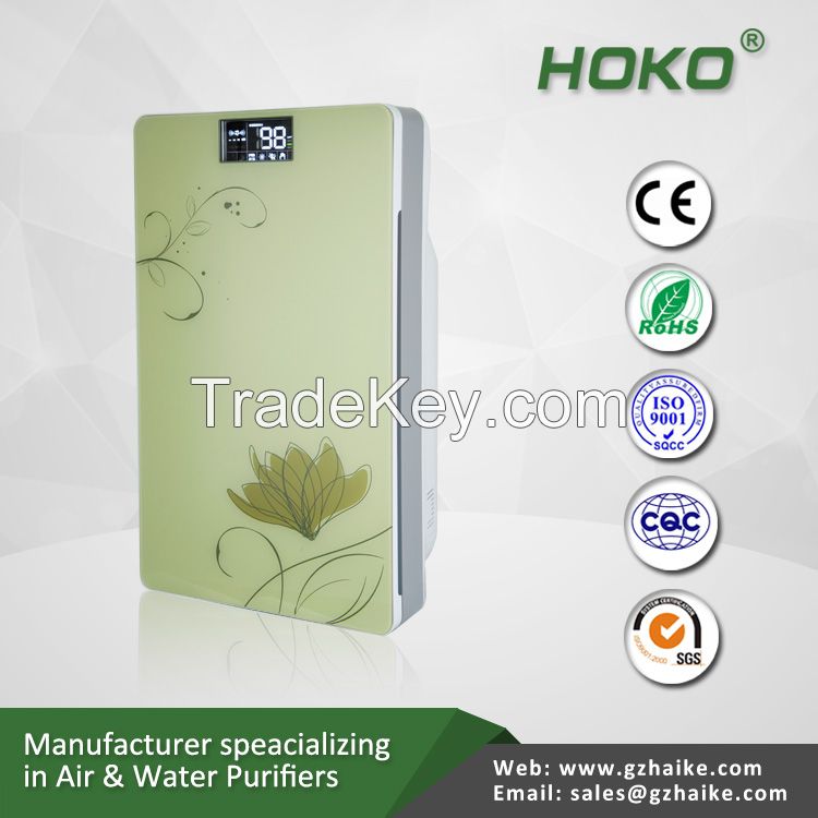 Electrical appliances true airbus remove cigarette smoke with dust sensor hepa air purifiers