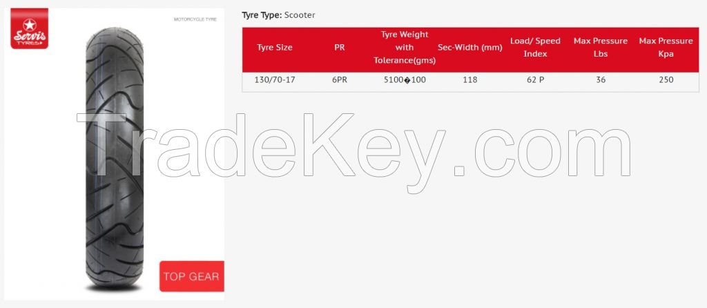 Selling Top Gear (130/70-17)