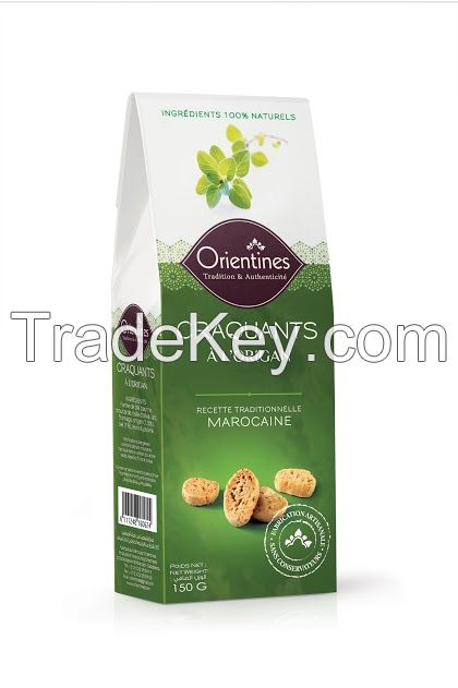 Crackers Craquants  Oregano Flavor