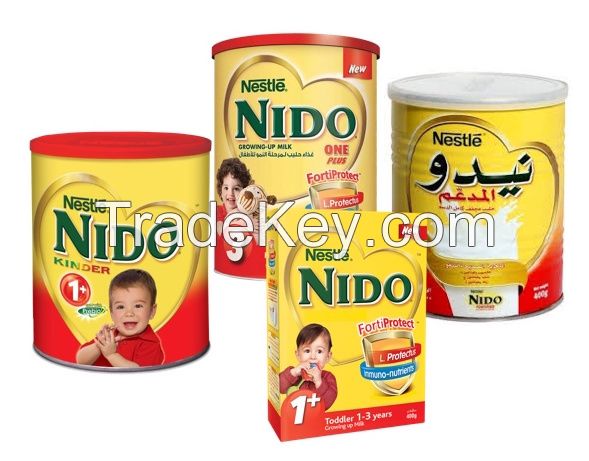 Nestle Nido, Nido Exporter, Nido Price, Nido Supplier, Nido Import, Nido Prodcuer, Nido 400g, Red Cap Nido, Nido 1+