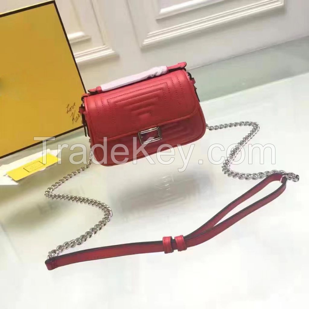 2017 Fashion Double Micro Baguette leather bag