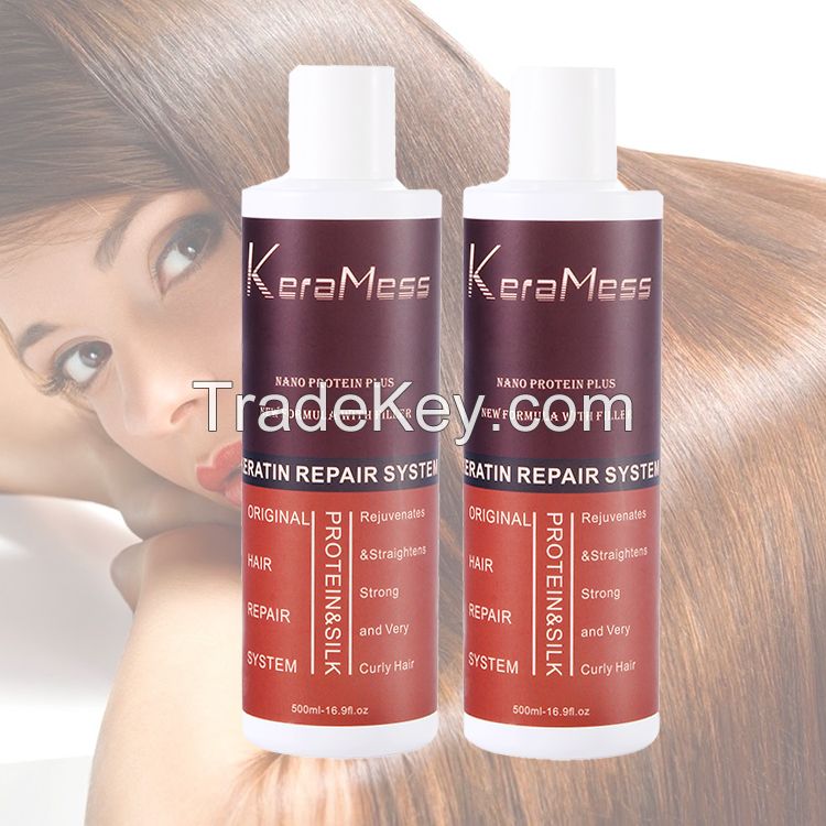 Wholesale KeraMess Brand Good Quality Hair Straightening Organic Bio Keratin Treatment Cream Botox