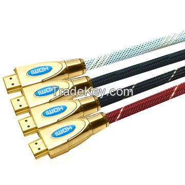 1.4V HDMI Metal Shell Cable with Nylon Net