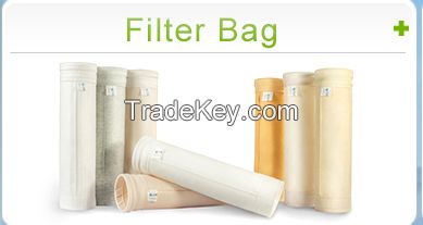 Dust collector filter bags PPS/Aramid/PTFE/ Glassfiber filter media