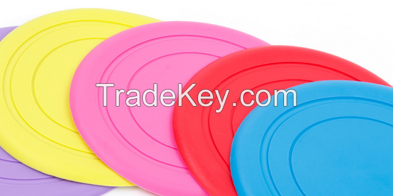 Circular Silicon Frisbee game partner