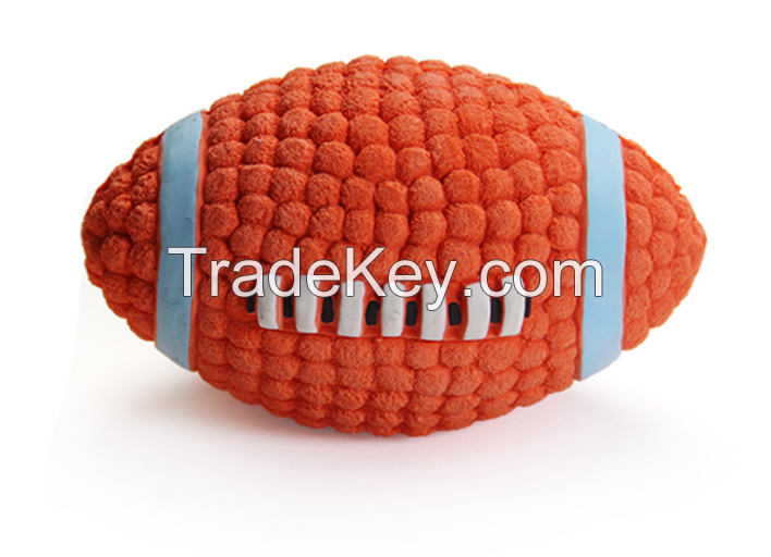 Ball shape latex dog toy game tool with sound