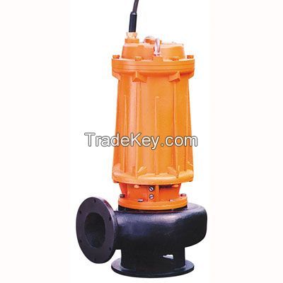 WQ series electric submersible waste pump with a cutting device