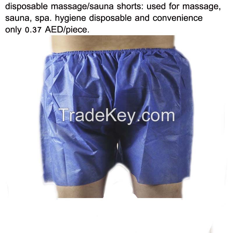 Environmental Convenience Massage Shorts Sauna Hospital Disposable Pants