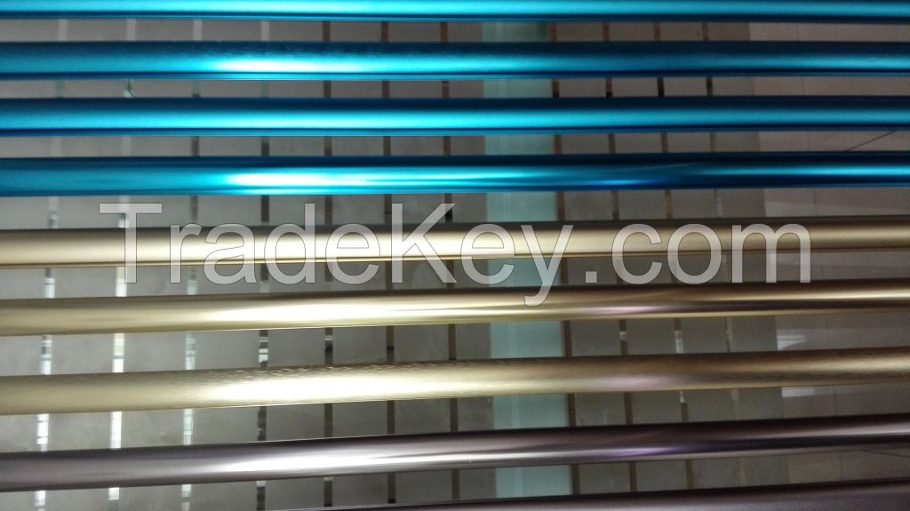 Anodized alu profile in colors