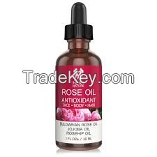 Pure rose essential oil